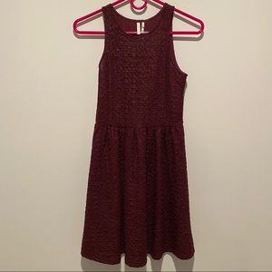 Burgundy Dress